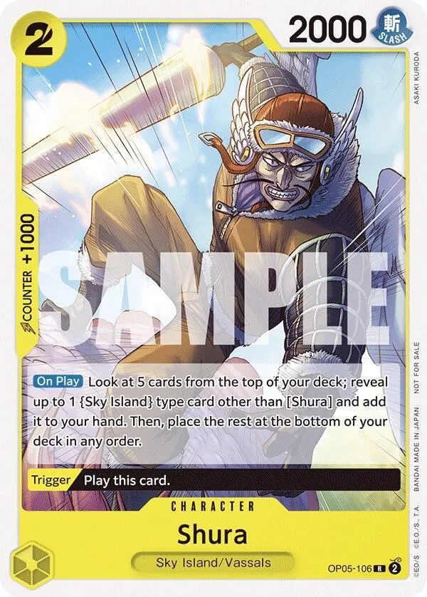 Shura (OP05-106) — One Piece Promotion Cards — One Piece Card Game