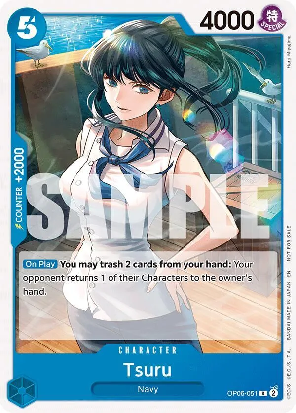 Tsuru (OP06-051) — One Piece Promotion Cards — One Piece Card Game