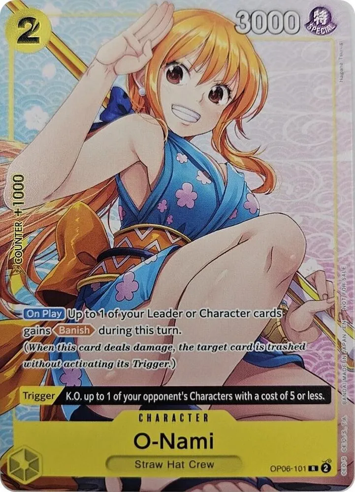 O-Nami (Welcome Pack Vol. 2) — One Piece Promotion Cards — One Piece Card Game