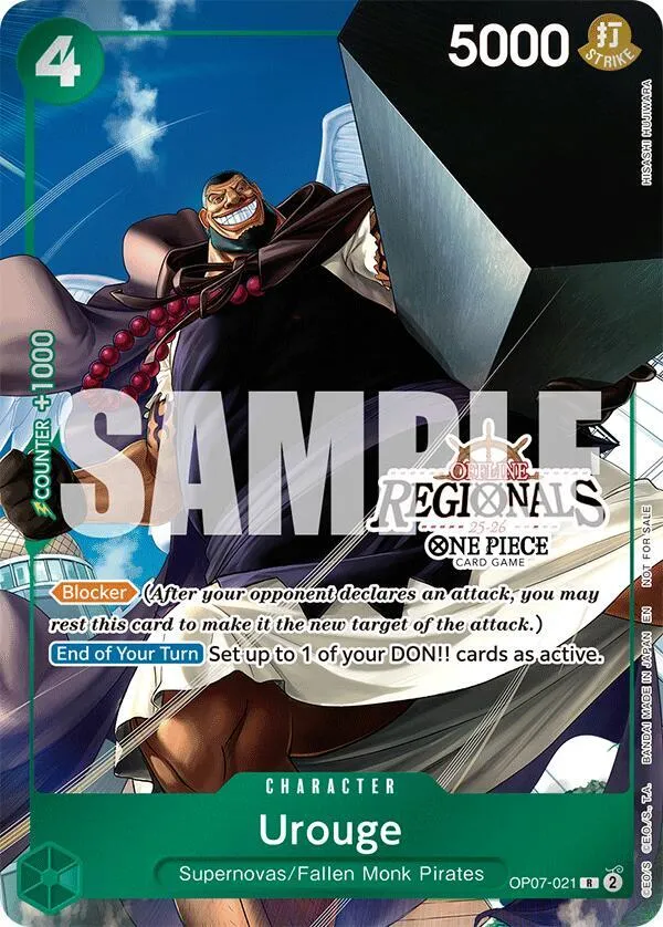 Urouge (OP07-021) — One Piece Promotion Cards — One Piece Card Game