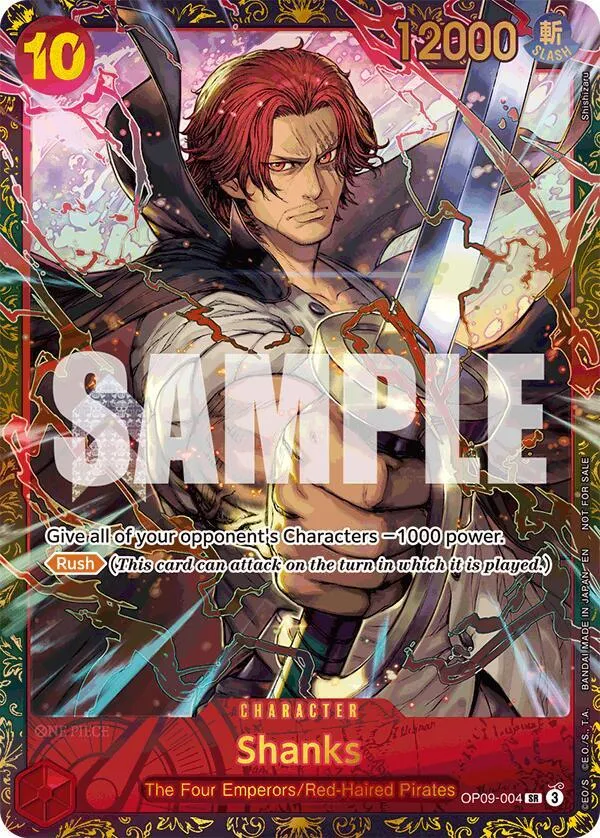 Shanks (Championship 25-26 Offline Regionals Season 2) — One Piece Promotion Cards — One Piece Card Game