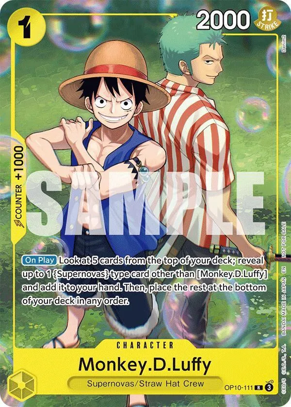 Monkey.D.Luffy (OP10-111) — One Piece Promotion Cards — One Piece Card Game