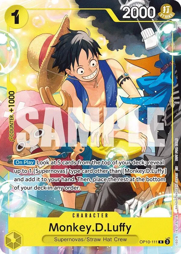 Monkey.D.Luffy (Welcome Pack 2026 Vol.1) — One Piece Promotion Cards — One Piece Card Game