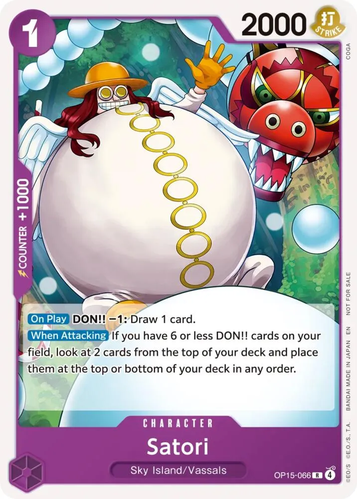 Satori (Tournament Pack 2026 Vol. 4) — One Piece Promotion Cards — One Piece Card Game