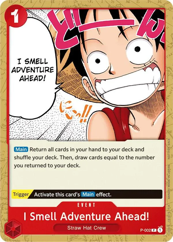 I Smell Adventure Ahead! (Promotion Pack 2022) — One Piece Promotion Cards — One Piece Card Game
