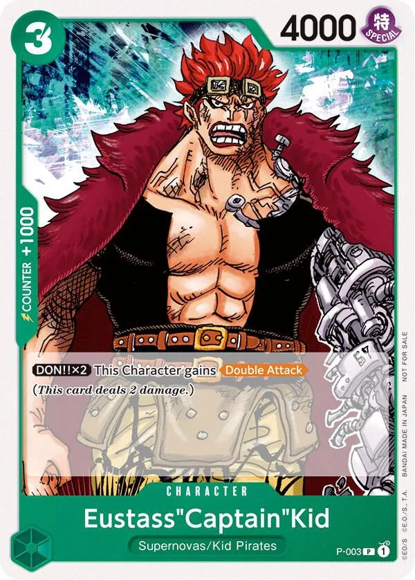 Eustass"Captain"Kid (Promotion Pack 2022) — One Piece Promotion Cards — One Piece Card Game
