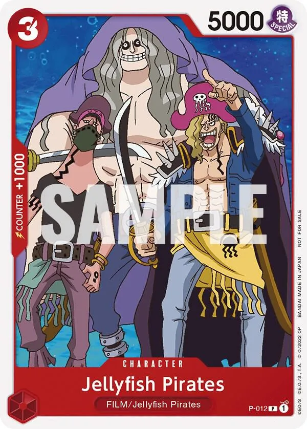 Jellyfish Pirates (One Piece Film Red) — One Piece Promotion Cards — One Piece Card Game