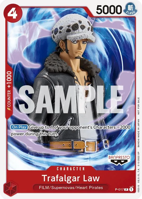 Trafalgar Law (One Piece Film Red) — One Piece Promotion Cards — One Piece Card Game