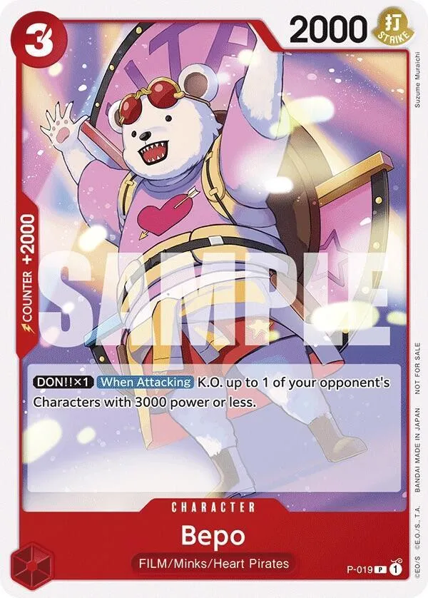 Bepo (Tournament Pack Vol. 7) — One Piece Promotion Cards — One Piece Card Game