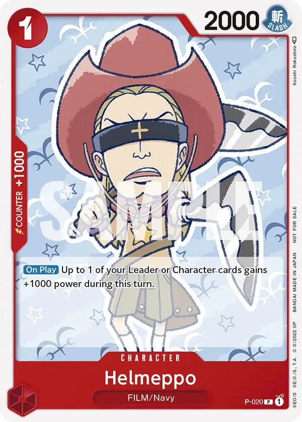 Helmeppo (One Piece Film Red) — One Piece Promotion Cards — One Piece Card Game