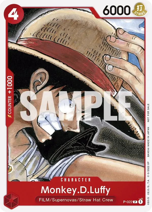 Monkey.D.Luffy (One Piece Film Red) — One Piece Promotion Cards — One Piece Card Game