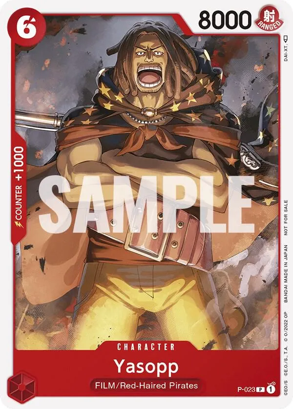 Yasopp (One Piece Film Red) — One Piece Promotion Cards — One Piece Card Game