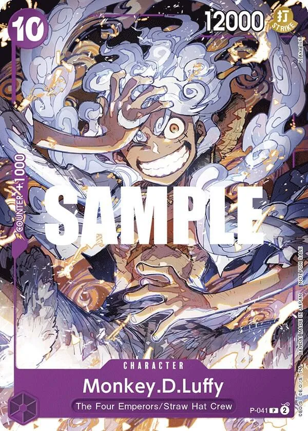 Monkey.D.Luffy (041) — One Piece Promotion Cards — One Piece Card Game