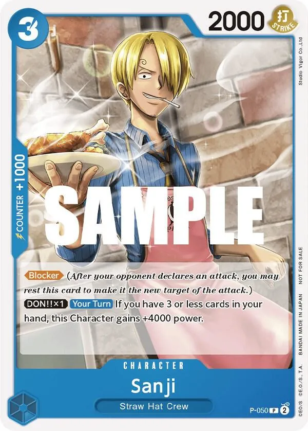 Sanji (Sealed Battle Kit Vol. 1) — One Piece Promotion Cards — One Piece Card Game