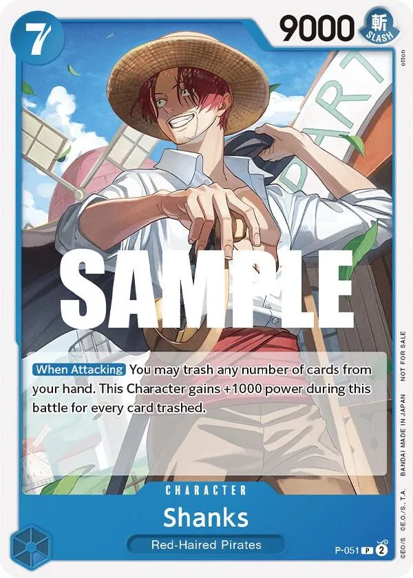 Shanks (Sealed Battle Kit Vol. 1) — One Piece Promotion Cards — One Piece Card Game