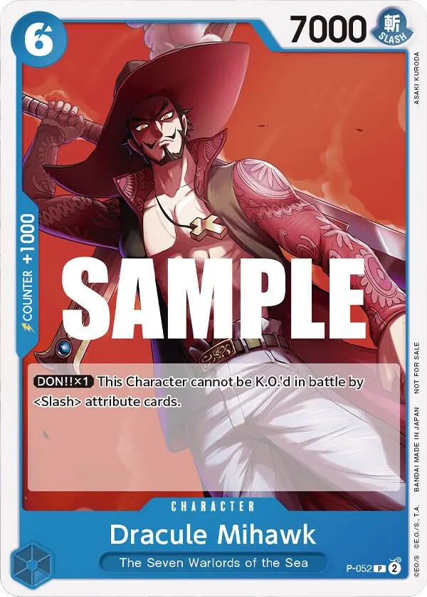 Dracule Mihawk (Sealed Battle Kit Vol. 1) — One Piece Promotion Cards — One Piece Card Game
