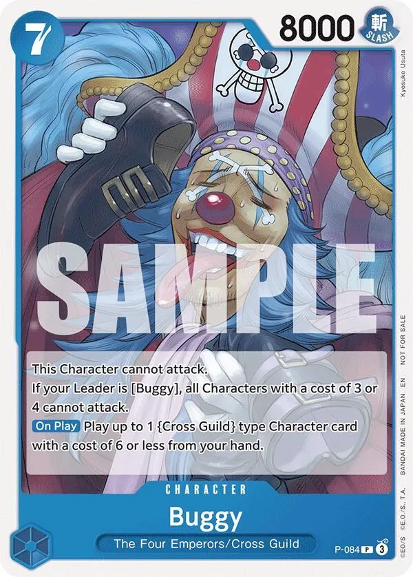 Buggy (OP10 Release Event) — One Piece Promotion Cards — One Piece Card Game