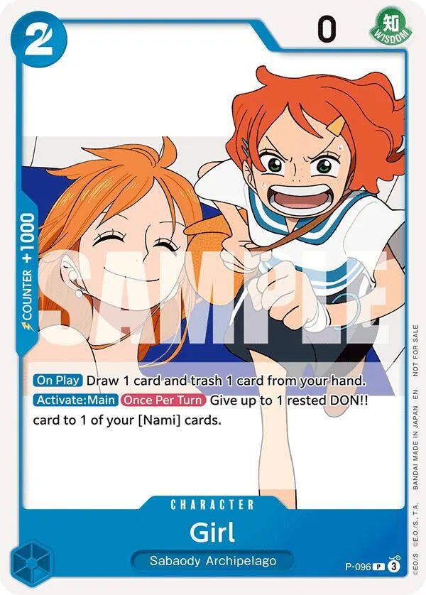 Girl (OP14 Release Event) — One Piece Promotion Cards — One Piece Card Game