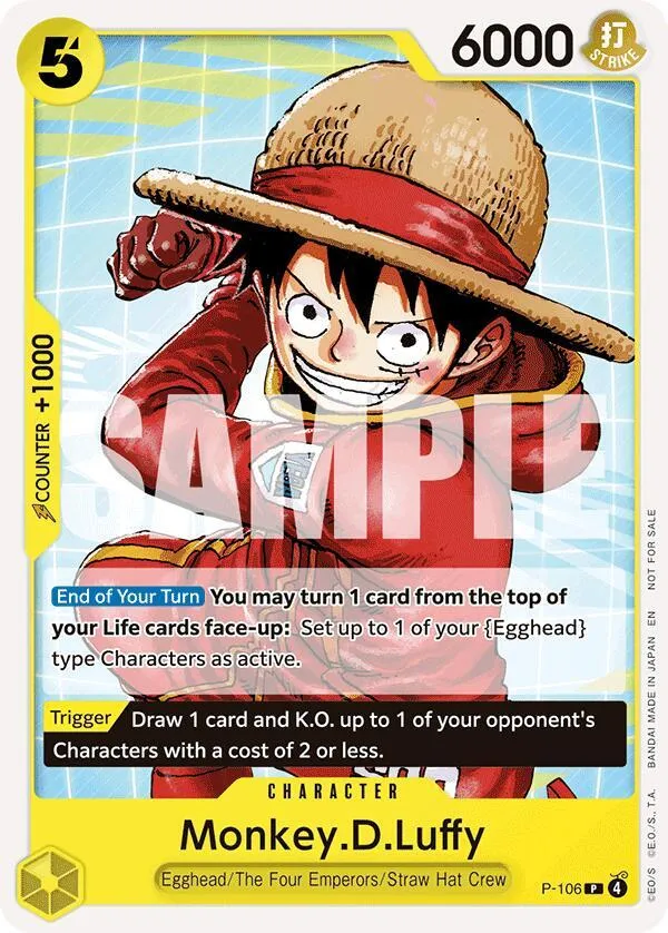Monkey.D.Luffy (Tournament Pack 2026 Vol. 2) — One Piece Promotion Cards — One Piece Card Game