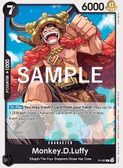 Monkey.D.Luffy (Pirates Party 2026 Vol. 3) — One Piece Promotion Cards — One Piece Card Game