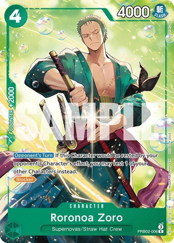 Roronoa Zoro (Welcome Pack 2026 Vol.1) — One Piece Promotion Cards — One Piece Card Game