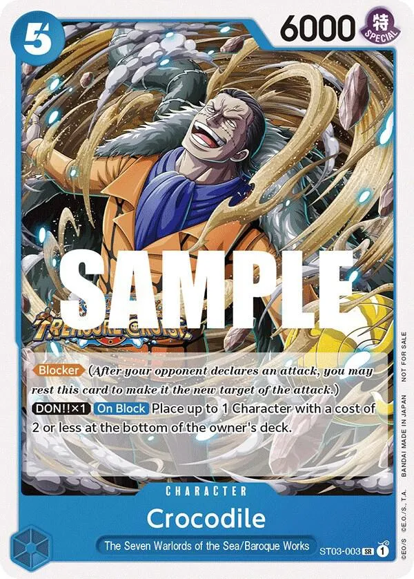 Crocodile (Tournament Pack Vol. 5) — One Piece Promotion Cards — One Piece Card Game