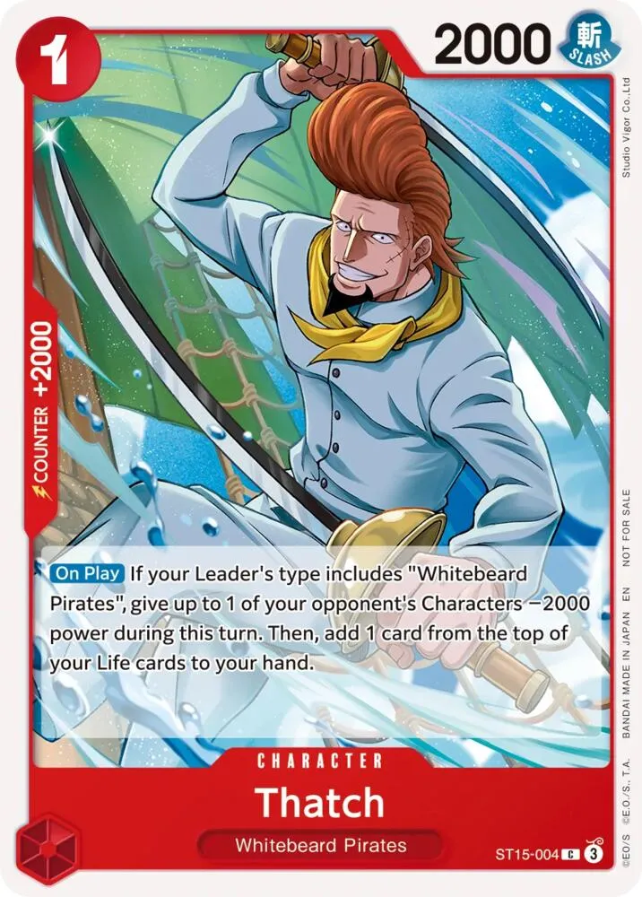 Thatch (Tournament Pack 2026 Vol. 4) — One Piece Promotion Cards — One Piece Card Game