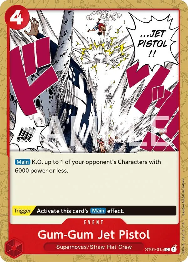 Gum-Gum Jet Pistol — Revision Pack Cards — One Piece Card Game