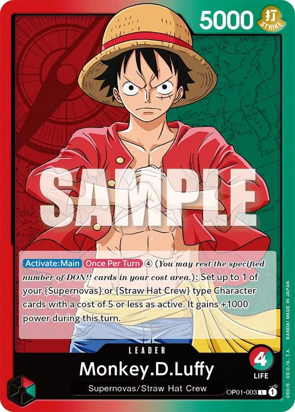 Monkey.D.Luffy (003) — Romance Dawn — One Piece Card Game