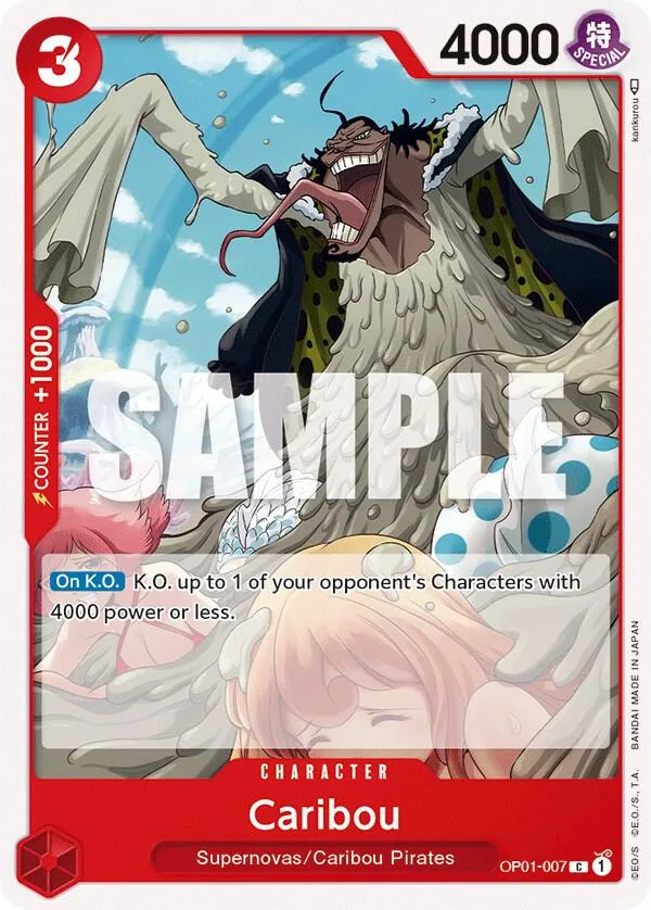 Caribou — Romance Dawn — One Piece Card Game