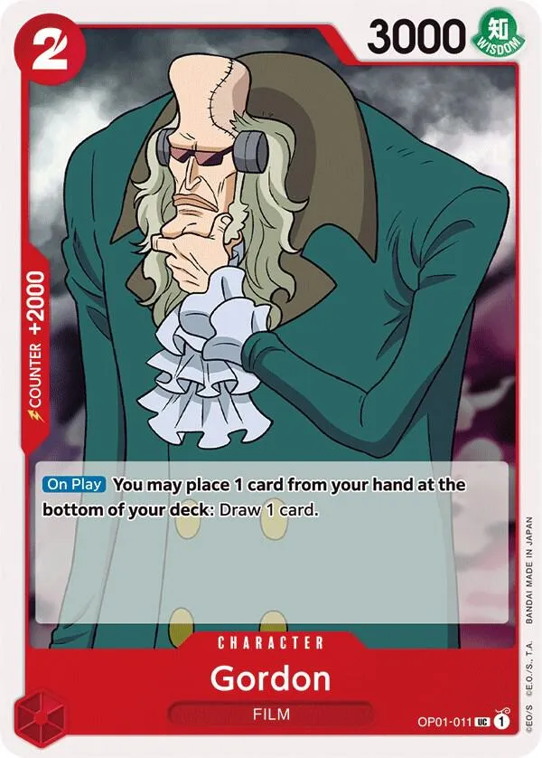 Gordon — Romance Dawn — One Piece Card Game