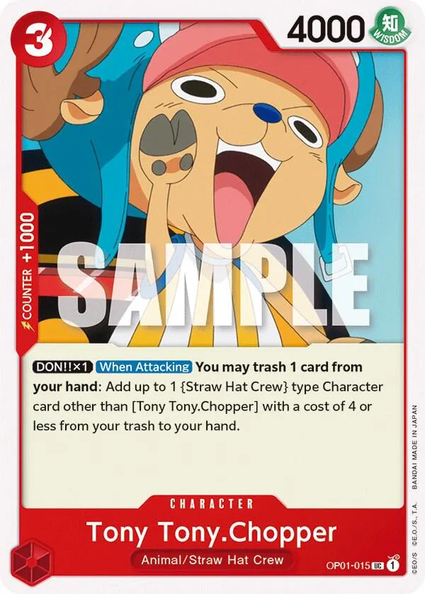 Tony Tony.Chopper — Romance Dawn — One Piece Card Game