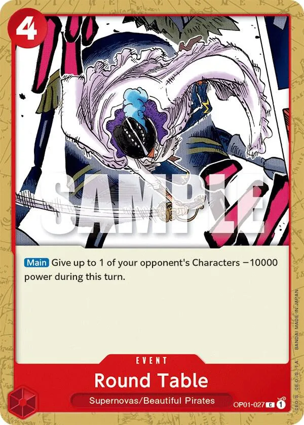 Round Table — Romance Dawn — One Piece Card Game