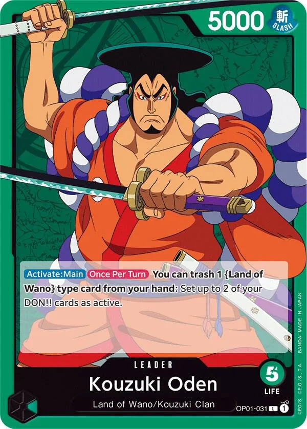 Kouzuki Oden — Romance Dawn — One Piece Card Game