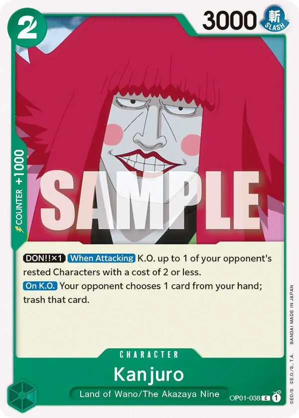 Kanjuro — Romance Dawn — One Piece Card Game