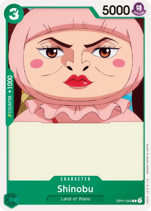 Shinobu — Romance Dawn — One Piece Card Game