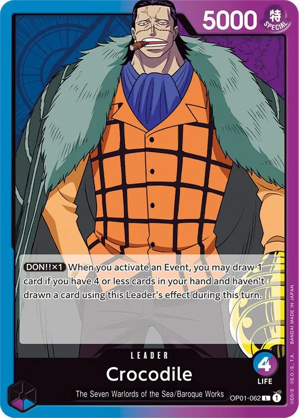 Crocodile (062) — Romance Dawn — One Piece Card Game