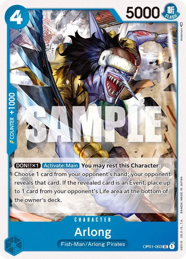 Arlong — Romance Dawn — One Piece Card Game