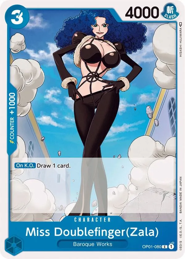 Miss Doublefinger(Zala) — Romance Dawn — One Piece Card Game