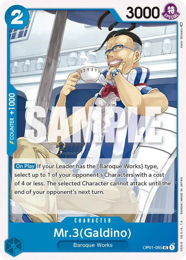 Mr.3 (Galdino) — Romance Dawn — One Piece Card Game