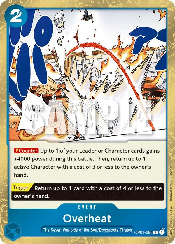 Overheat — Romance Dawn — One Piece Card Game