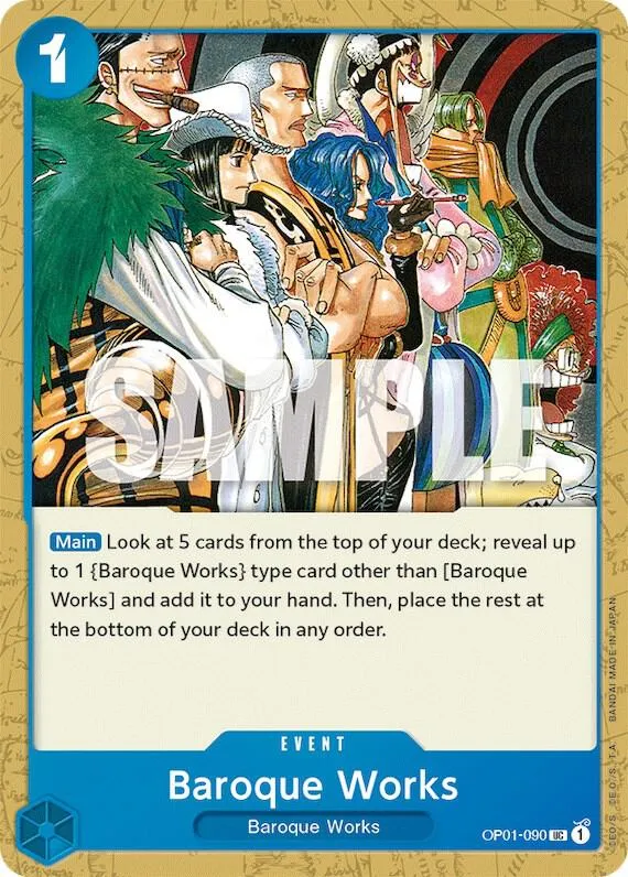 Baroque Works — Romance Dawn — One Piece Card Game