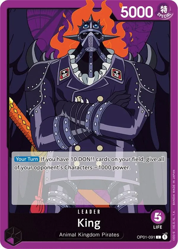 King (091) — Romance Dawn — One Piece Card Game