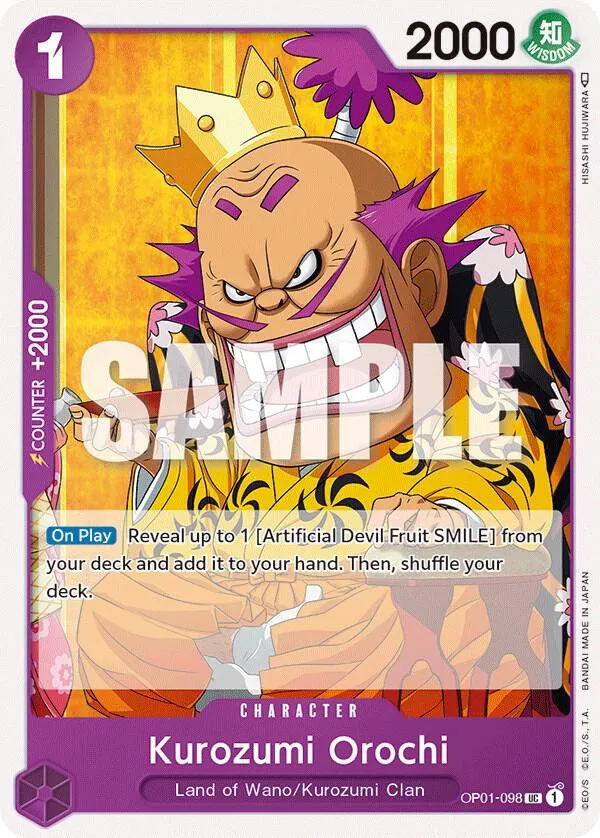 Kurozumi Orochi — Romance Dawn — One Piece Card Game