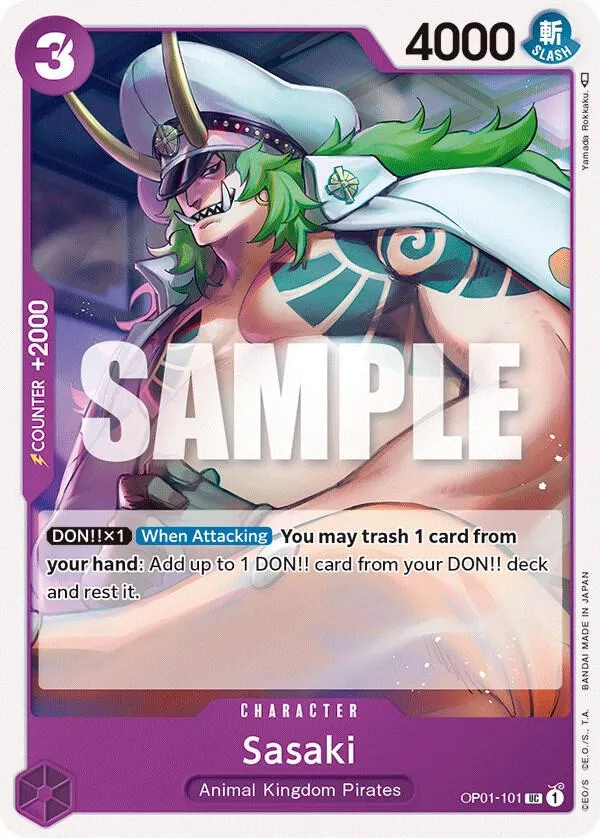 Sasaki — Romance Dawn — One Piece Card Game