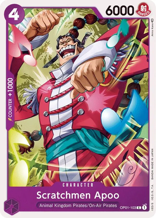 Scratchmen Apoo from Romance Dawn - One Piece Card Game