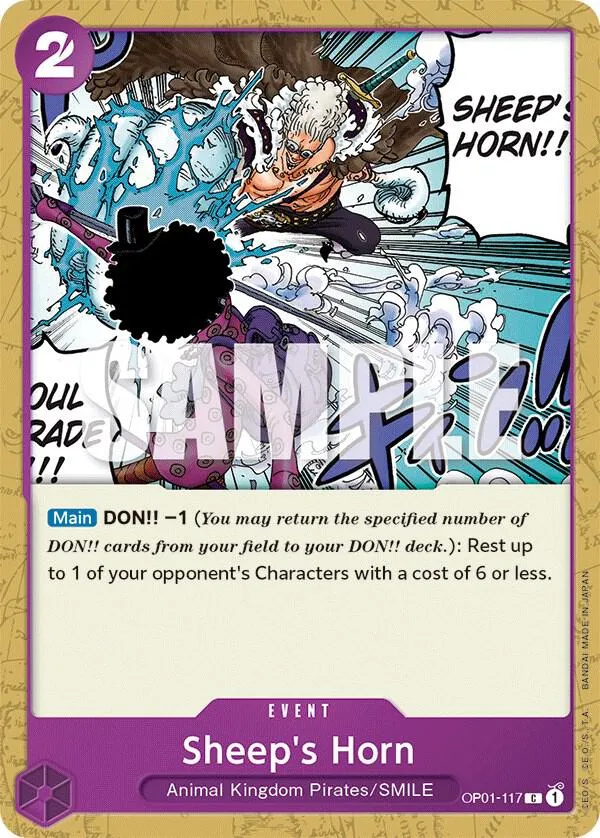 Sheep's Horn — Romance Dawn — One Piece Card Game
