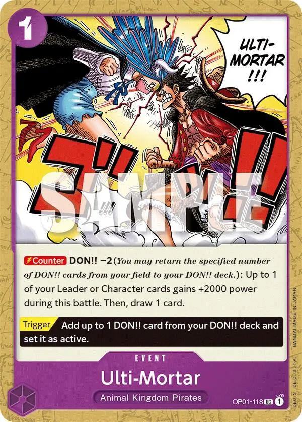 Ulti-Mortar — Romance Dawn — One Piece Card Game