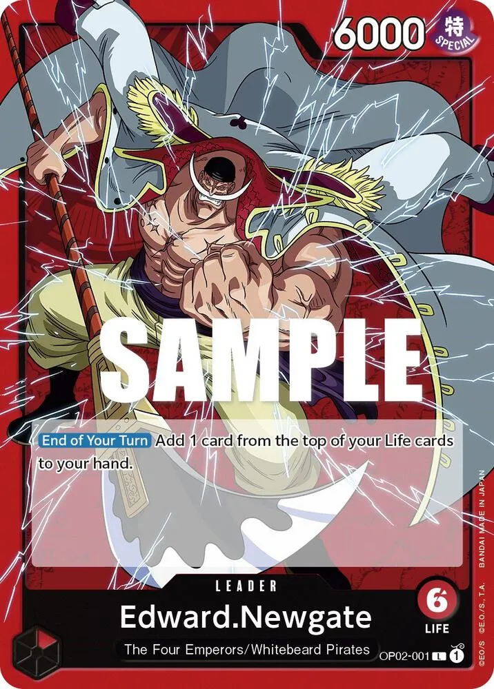 Edward.Newgate (001) — Paramount War — One Piece Card Game