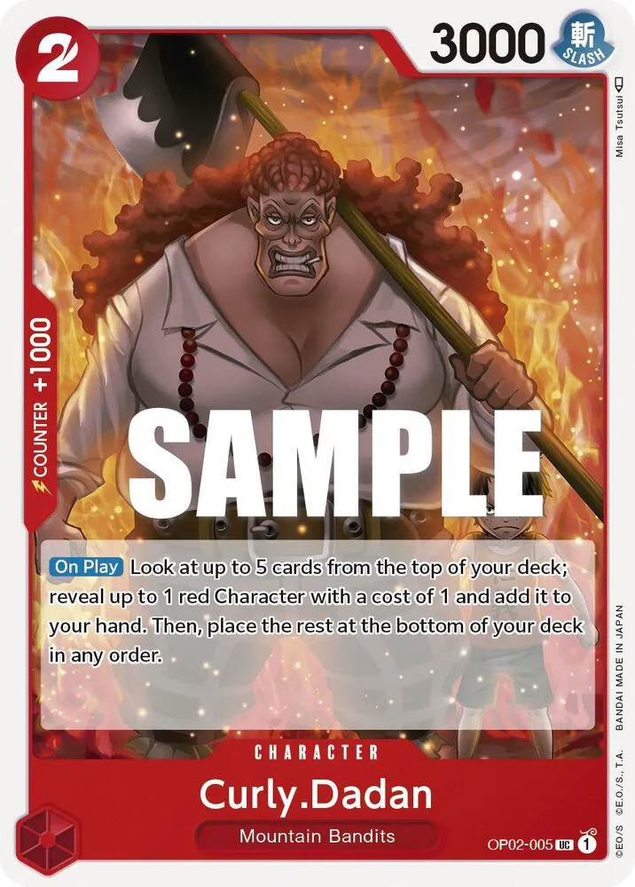 Curly.Dadan — Paramount War — One Piece Card Game